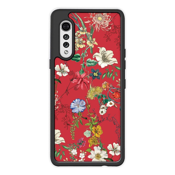 Casing Case Custom HP LG Velvet V60 V50 V40 G8 X ThinQ 5G Floral S0430