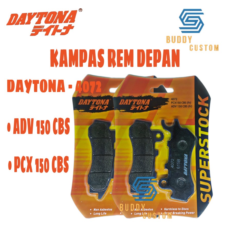 Kampas Rem PCX ADV  - Kampas Rem Depan PCX 150 160 ADV 150 160 - Kampas Rem Depan Daytona PCX ADV