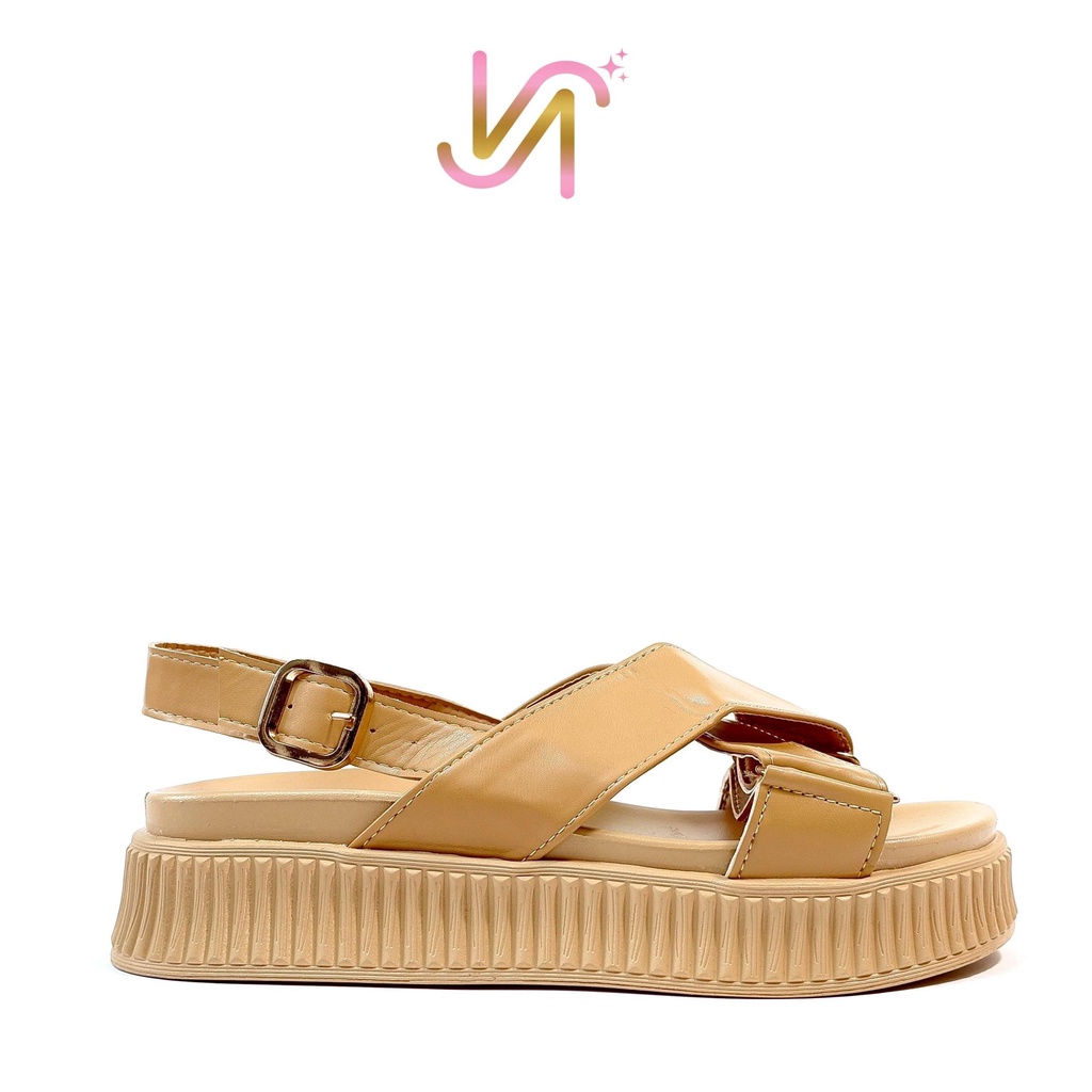 Nadilastuff Oriental Platform Sandal Hak 5 cm Wanita Premium