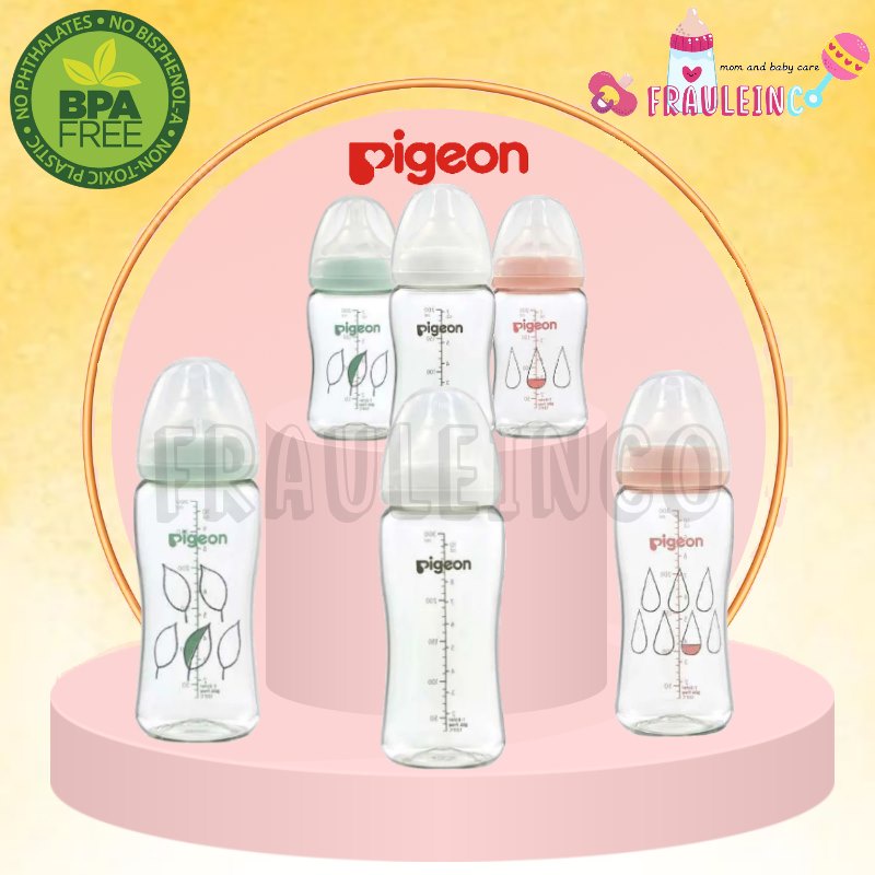 *FRAULEINCO* PIGEON Botol T-Ester Wide Neck 200ml W/ P-Plus Nipple