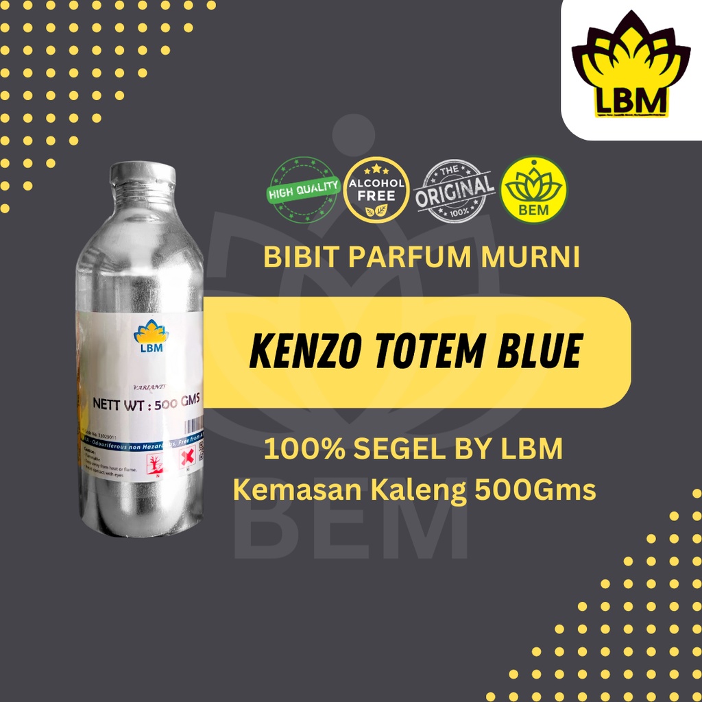 KENZO TOTEM BLUE Bibit Parfum by LBM isi 500Gms Segel kaleng