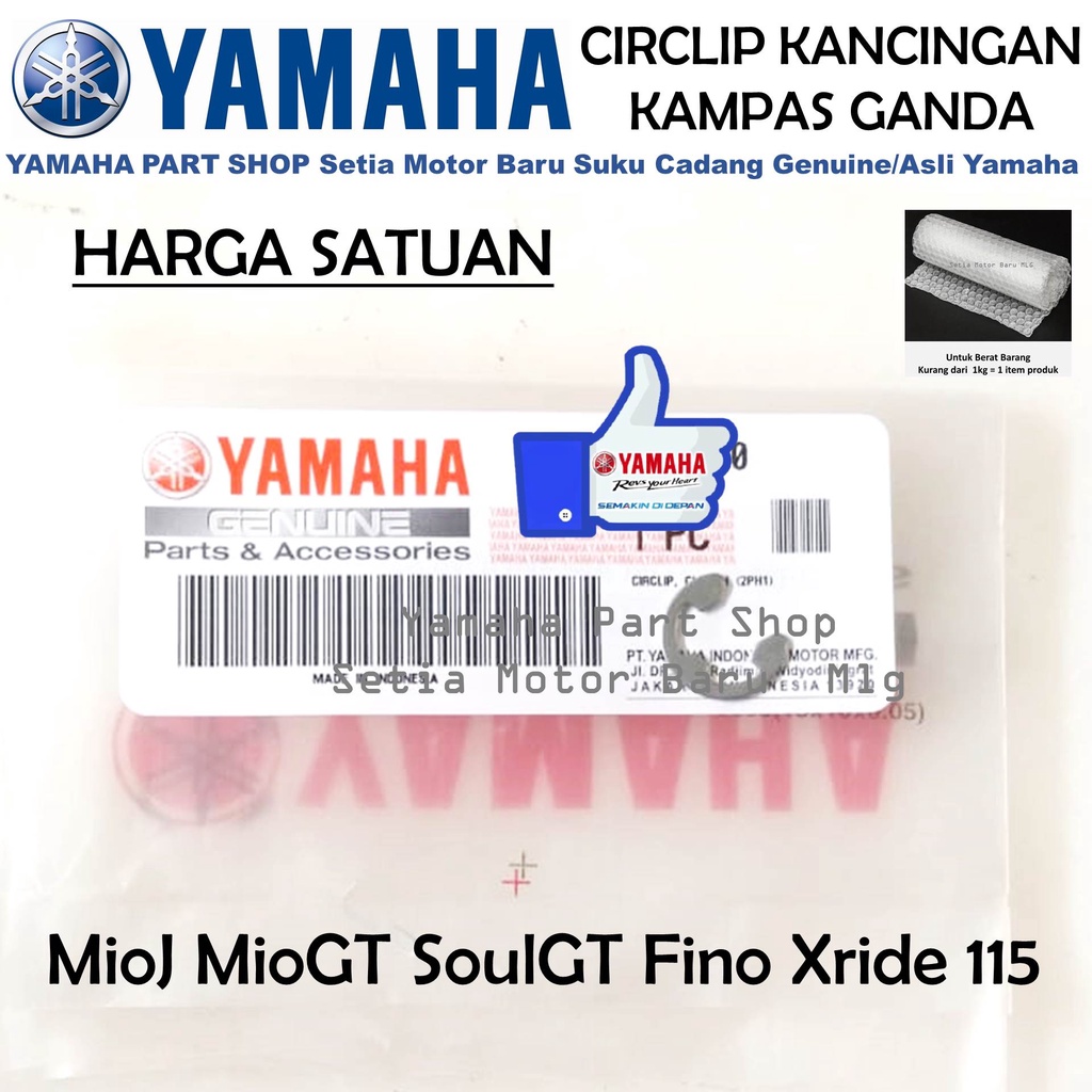 Kancingan Kampas Ganda Circlip Fino Xride MioJ MioGT 115 Asli Yamaha Setia Motor Baru