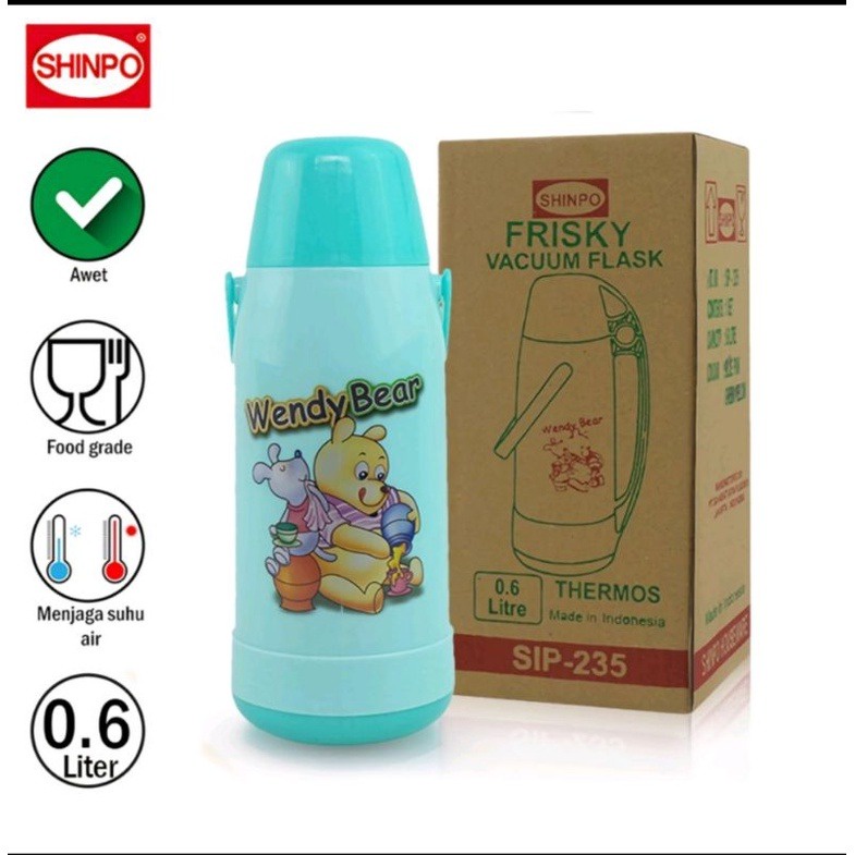 [COD] TERMOS FRISKY VACUUM FLASK UKURAN 0.6 LITER - TERMOS AIR PANAS