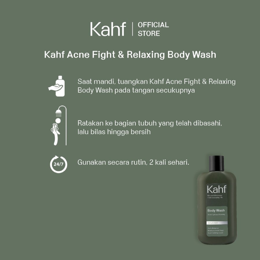 Kahf Humbling Forest Essential Care Package (Body Wash, Face Wash, Eau de Toilete) - Paket Ramadhan Hampers