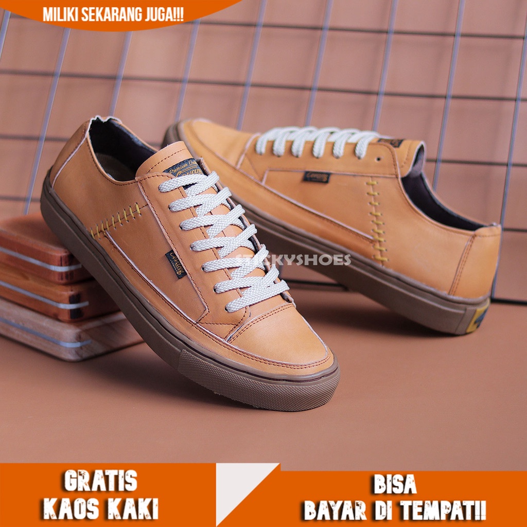 CEVANY - DANTE Sepatu Kulit Sneaker Pria Sepatu Pria Sneaker Casual Cowok
