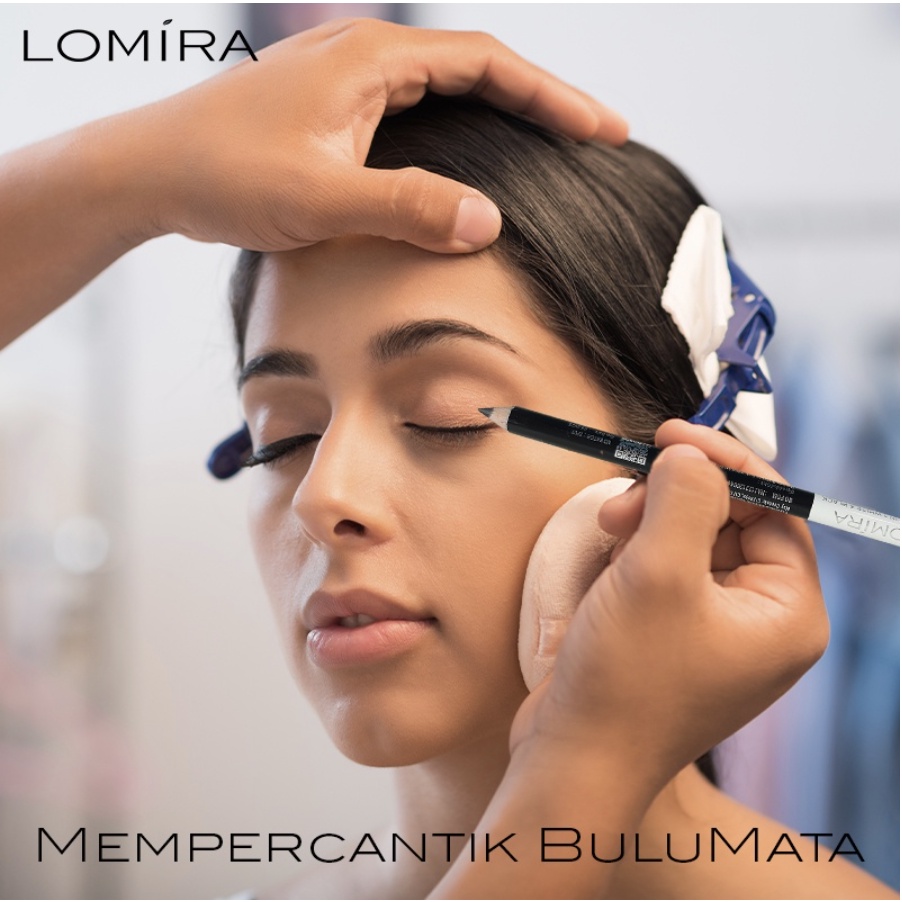 Eyeliner 2 in 1 Dengan Serutan Eyeliner Pencil Make Up- White and Black