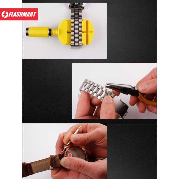 Flashmart Alat Reparasi Servis Jam Tangan Set Link Pin Opener - YZ12