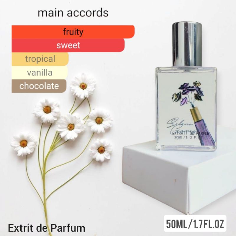 PARFUM WANITA TAHAN LAMA EDT DAN EXTRAIT SEL GOMEZ 30ML DAN 50ML