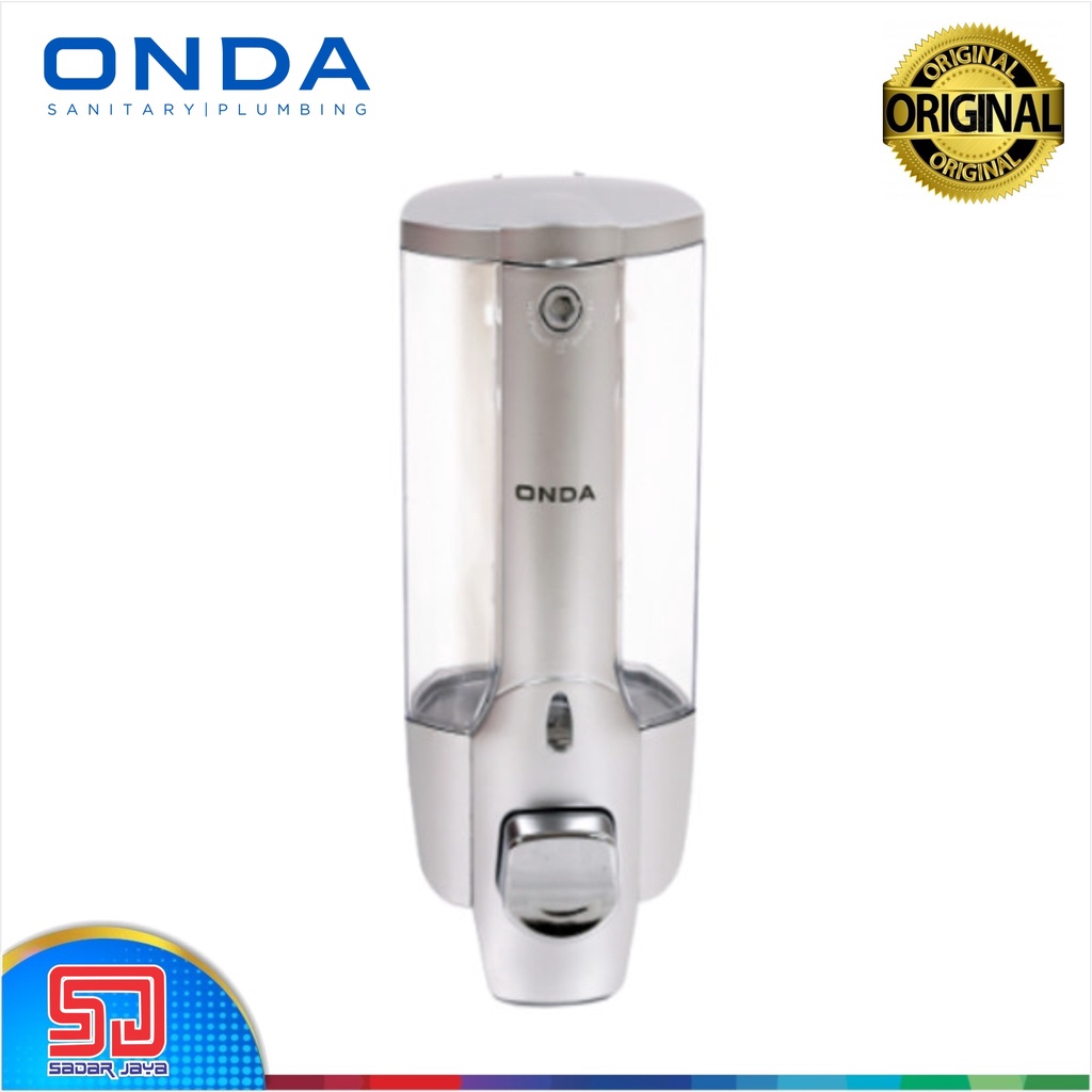 ONDA OSD WOOZEN Chrome Soap Dispenser Wadah Tempat Sabun Cair Cuci Tangan Wastafel