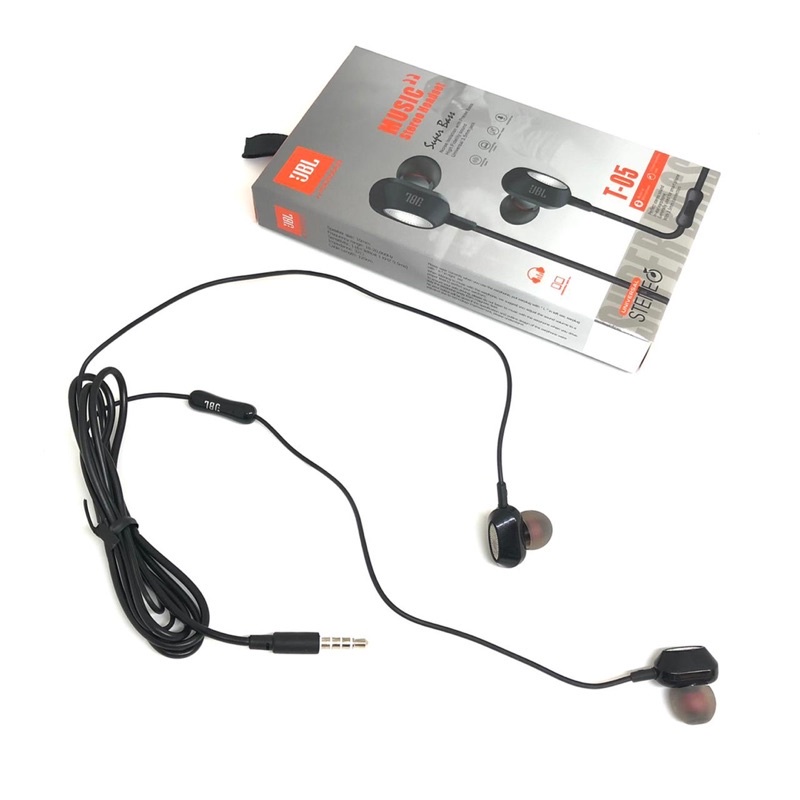 HANDSFREE EARPHONE J T05 STEREO EXTRABASS FOR T-05 PURE BASS BY SMOLL