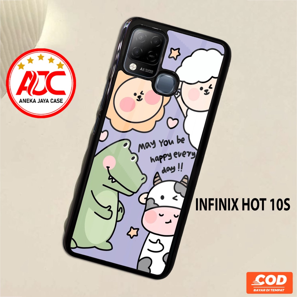 Case INFINIX HOT 10S Casing INFINIX HOT 10S Casing COW Case Murah Case Lucu Terlaris Karakter Casing