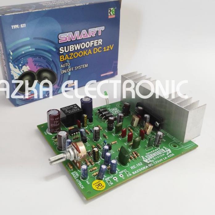 ☄ Kit Power Subwoofer Mobil Bazzoka 12V DC ➹