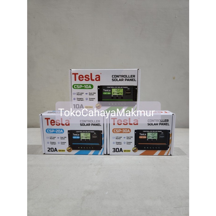 Alat Control Solar Panel Surya 10A,20A,30A / Controller Solar Panel Tesla