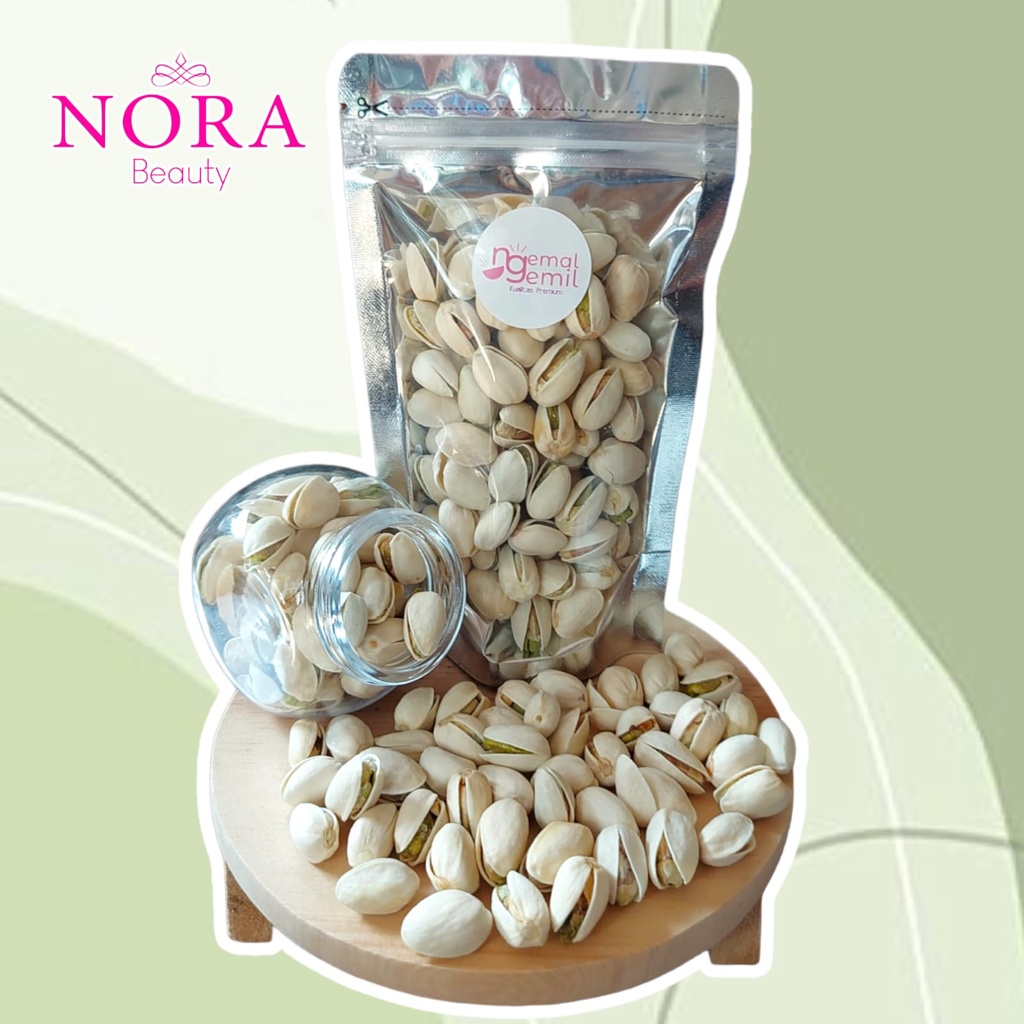 

Cemilan Kacang Pistachio Turki (Roasted Pistacio Fustuk) Premium //murah