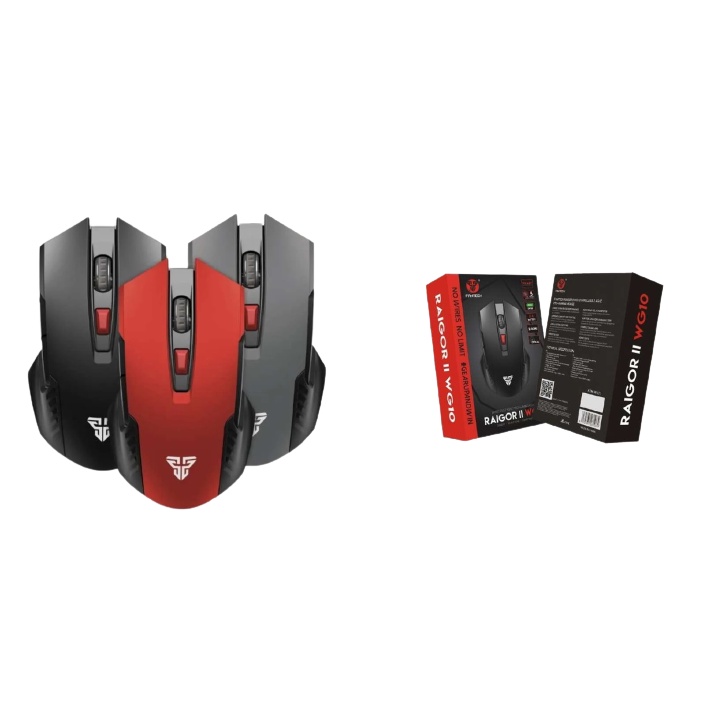 FANTECH MOUSE WIRELESS GAMING RAIGOR II WG10 RED