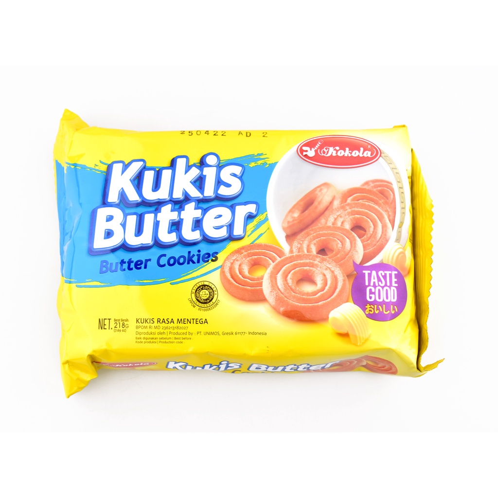 

BISKUIT KUKIS KOKOLA BUTTER COOKIES 218 GR VANILLA