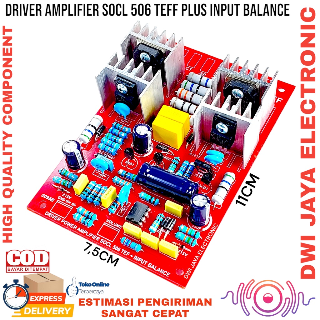 KIT DRIVER POWER 506 TEF PLUS INPUT BALANCE