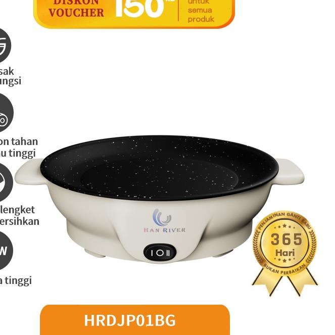 ☑ HAN RIVER  Panci Elektrik/panci listrik/Panci BBQ/Panci Panggang Elektrik Grill ☞