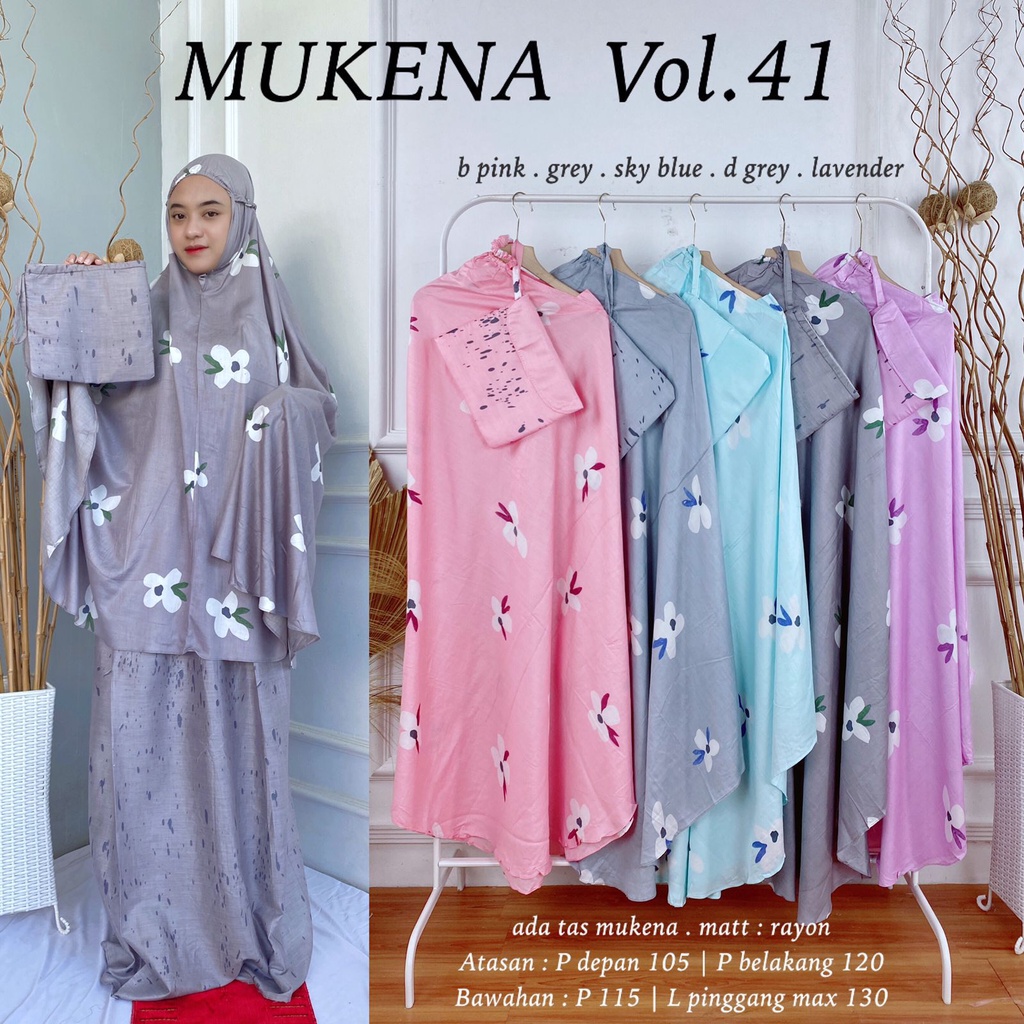 MUKENA AMPLOP DEWASA MOTIF / MUKENA RENDA / MUKENA TRAVEL RAYON