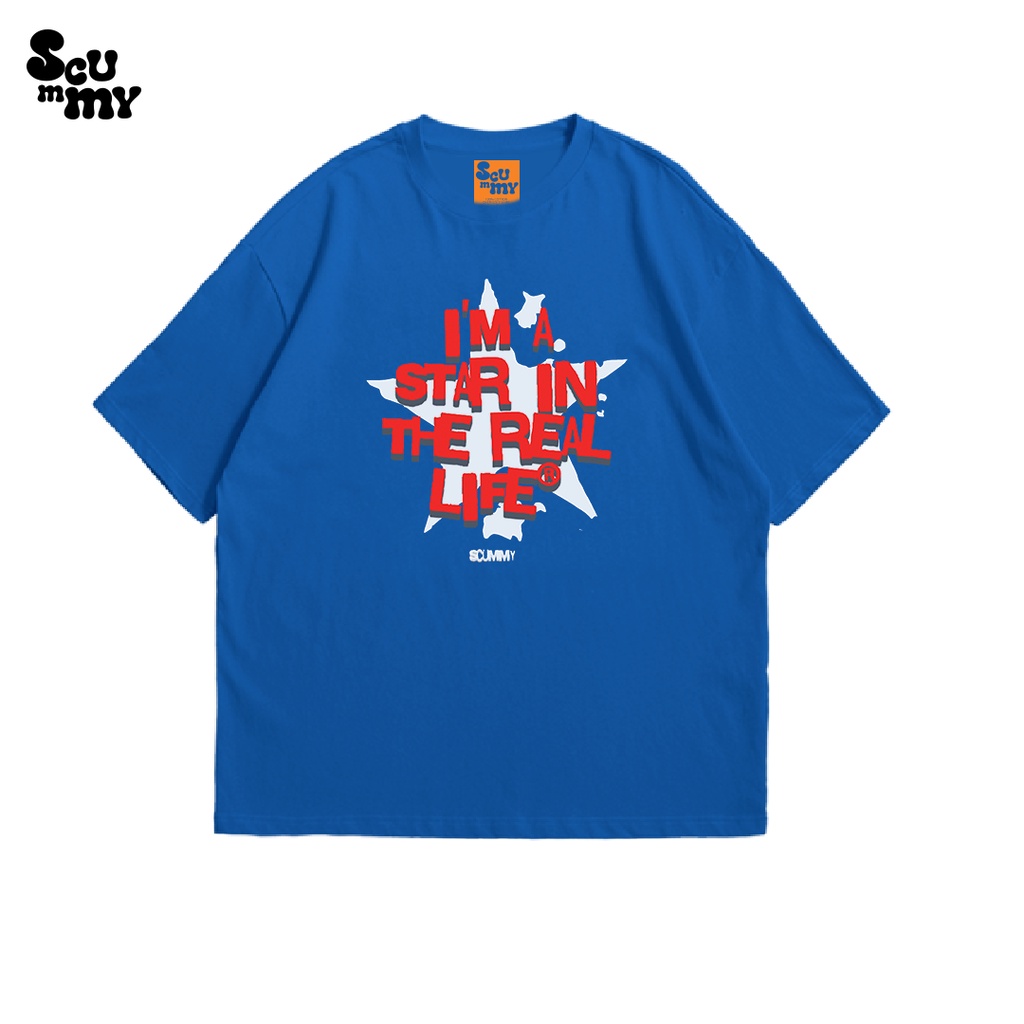 SCUMMY OVERSIZE T SHIRT - I'M STAR / KAOS OVERSIZE SCUMMY BAJU OVERSIZE PRIA BAJU OVERSIZE CEWE KAOS