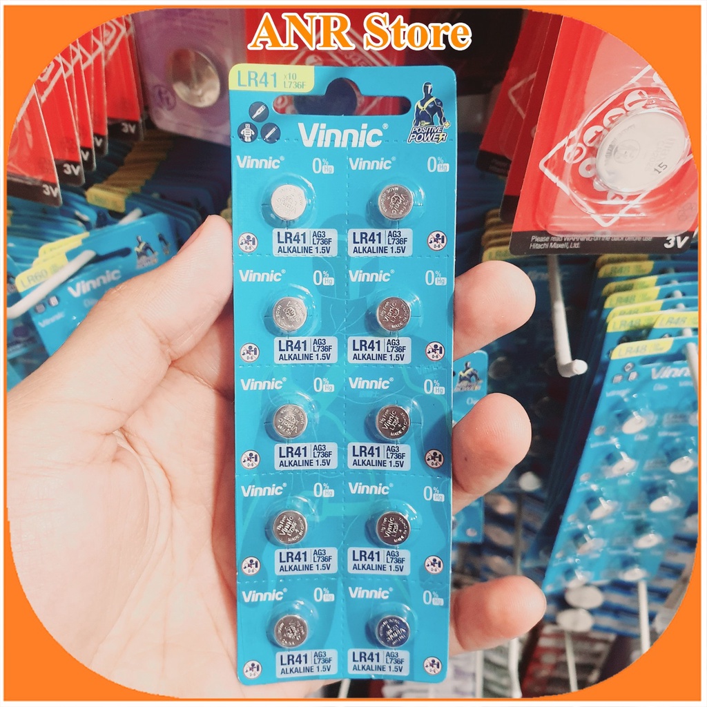 Baterai Batre Jam Tangan VINNIC VINIC AG3 LR41 192 Per Pcs