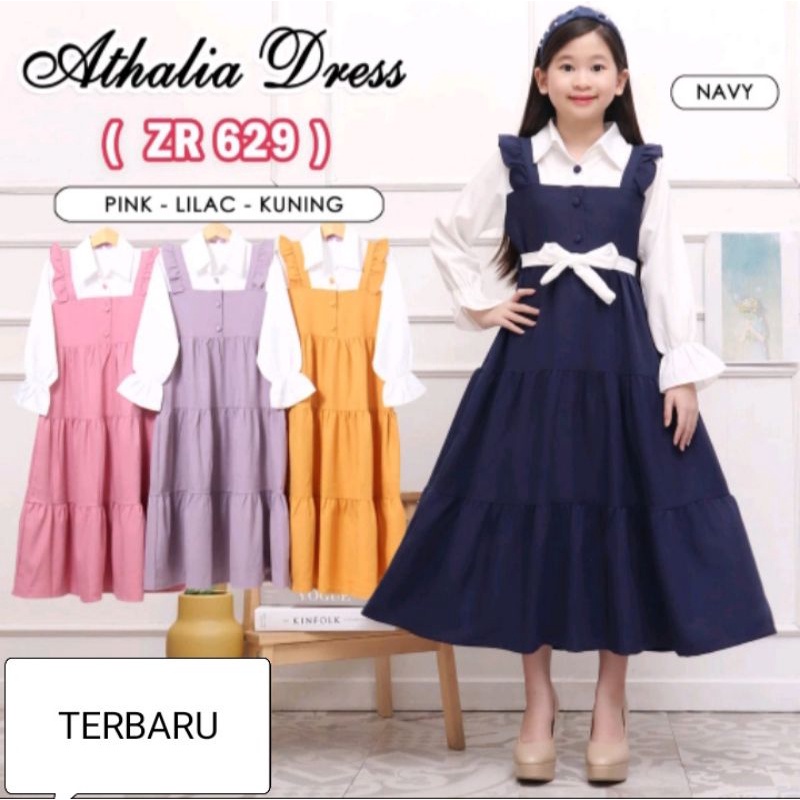 GAMIS ANAK TANGGUNG PEREMPUAN USIA 10-11-12-13-14 -15 TAHUN GAMIS BINAR SYARI KIDS ..