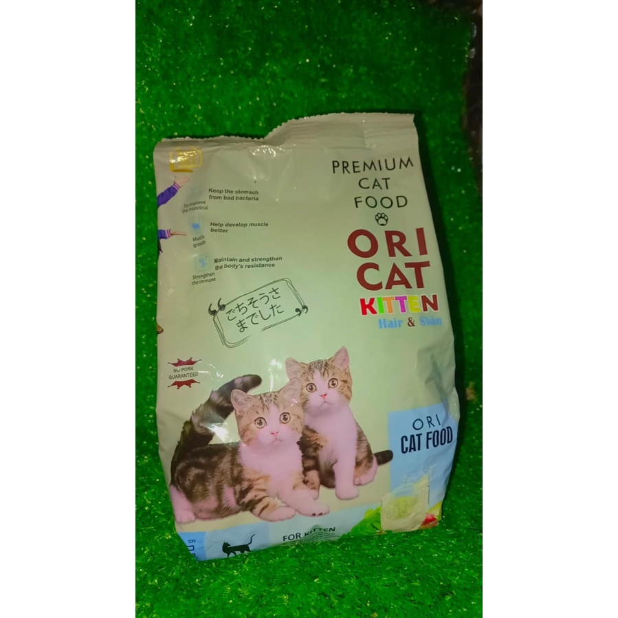 Ori Cat kitten 500gram ori cat oricat Hair &amp; Skin Freshpack makanan kucing kering