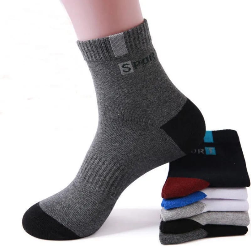 kaos Kaki Cowok Dewasa Sport 1 Set Isi 5 Pasang 001 Socks