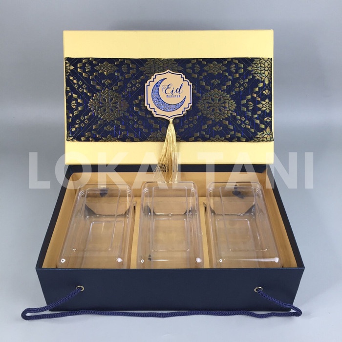 

⭐BISA COD⭐ Hardbox Songket Lebaran Rumbai Premium Hardtop/Isi 3 Toples 350gr