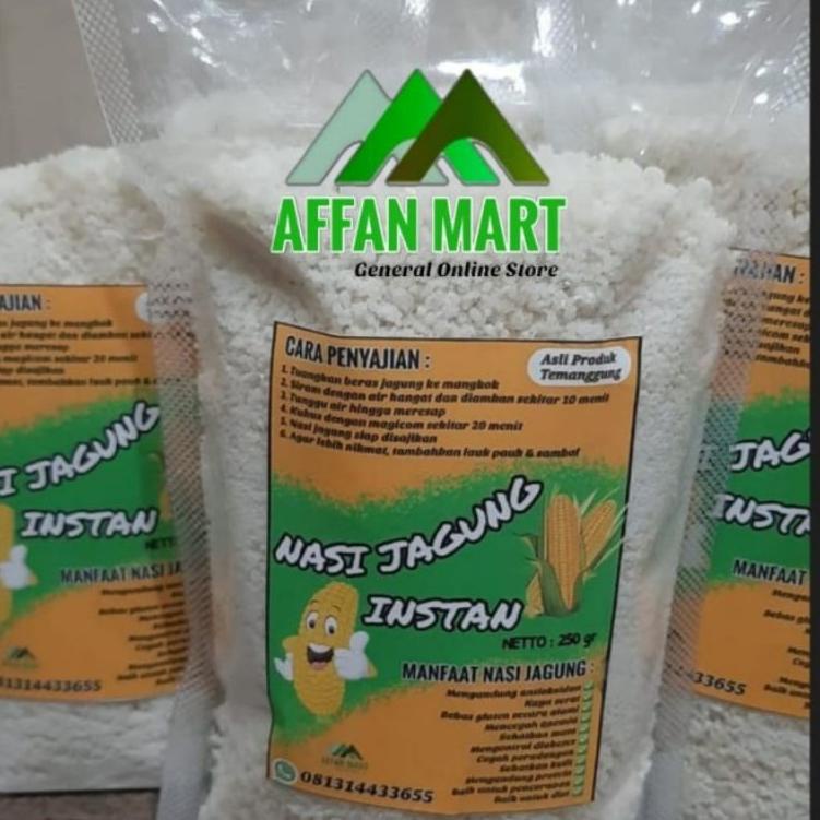 

SALE TERBAIK Sego nasi jagung putih / geritan / nasi ampok pulen - 500 gr
