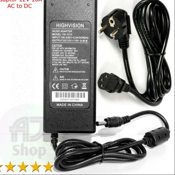 ➧ Adaptor 12V 10A AC to DC ❅