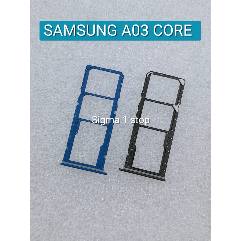 SIM TRAY SAMSUNG A03 CORE  SLOT SIM CARD  SIM HOLDER  TEMPAT KARTU  SIM LOCK  LACI SIM