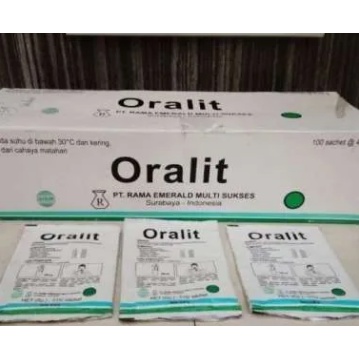 oralit box 100 sachet
