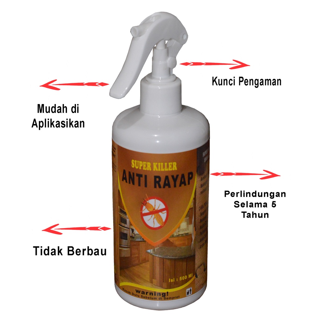 Anti Rayap Racun Rayap Obat Rayap kayu, Rayap tanah, dan Kumbang bubuk kayu melindungi furnitur anda