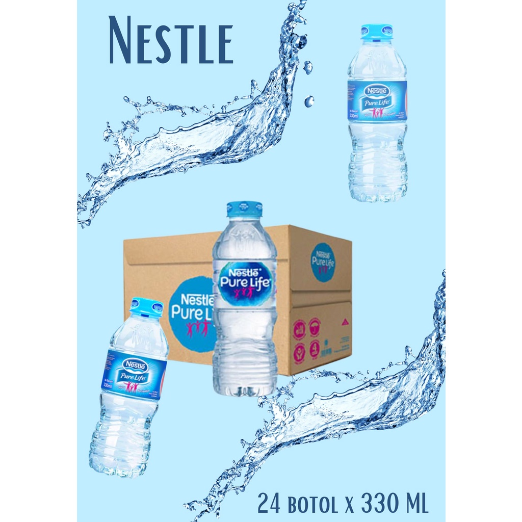 

AIR MINERAL NESTLE PURE LIFE 330ml (1 DUS ISI 24 BOTOL) @330ML