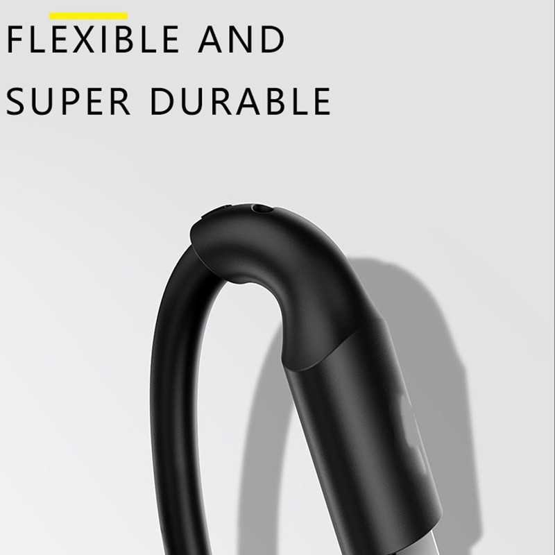 Kabel Charger USB Type C Spring Telescopic Fast Charging Cable Carger Pengisi Daya Smartphone Powerbank