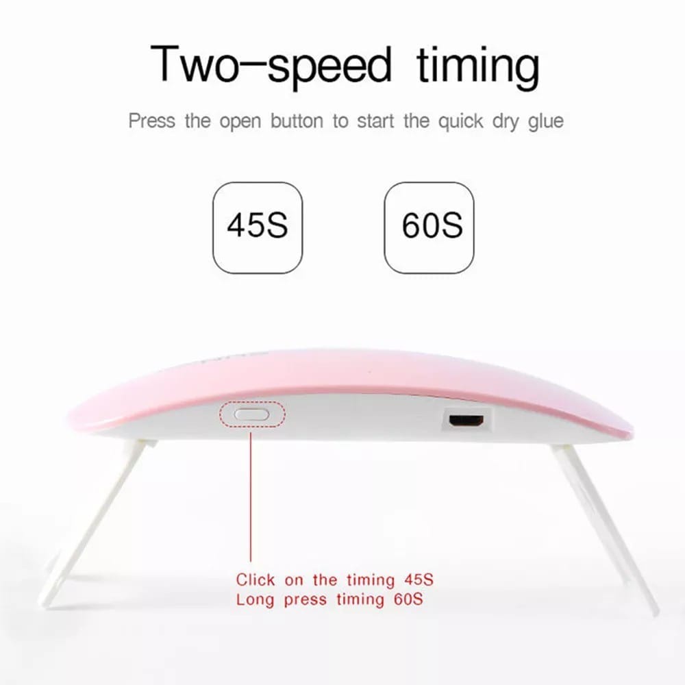 Alat Pengering Kutek Kuku Profesional Gel Nail Art LED Mini Sun Smart Portable Design | Pedicure Perawatan Kuku lucu Sun KUTEKS