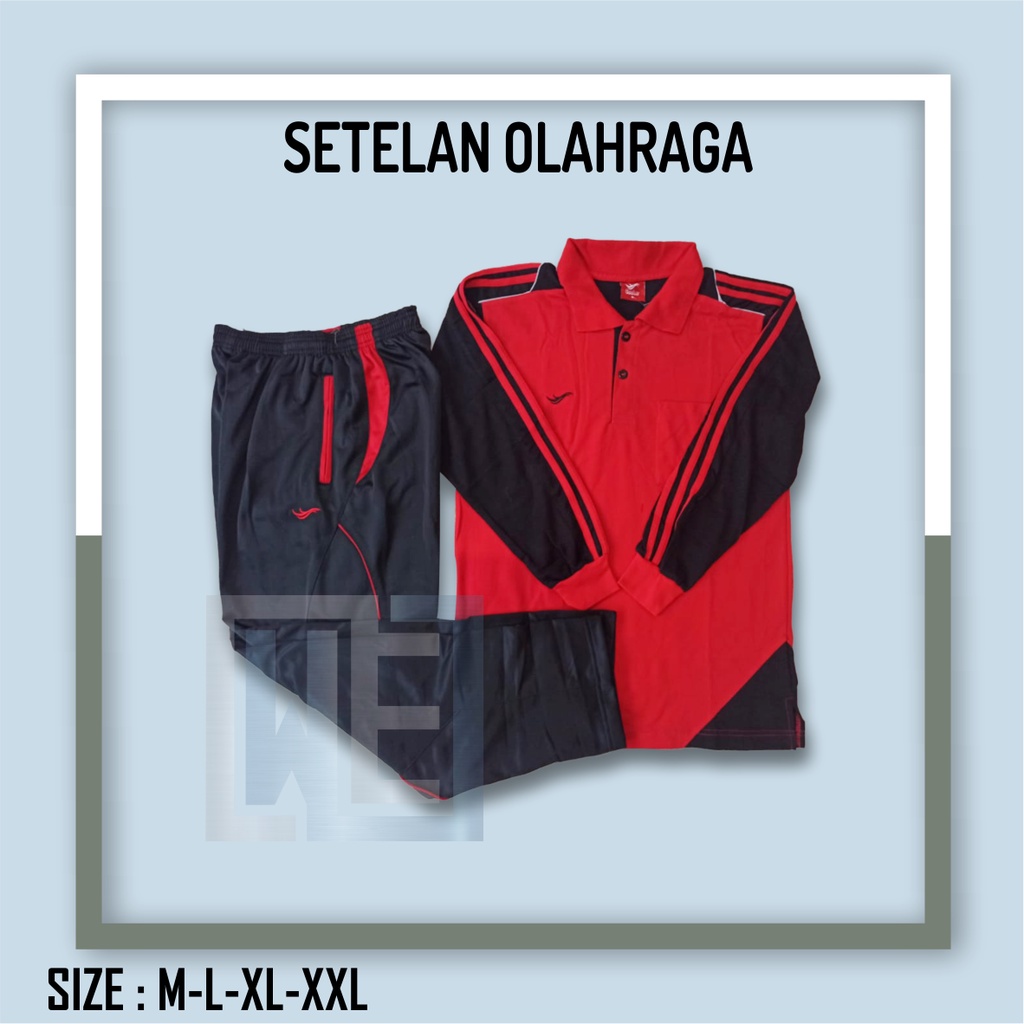 SETELAN BAJU OLAHRAGA SETELAN BAJU GURU KAOS POLO PENDEK KAOS POLO LENGAN PANJANG SETELAN BAJU SENAM