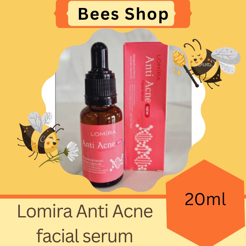 SERUM WAJAH ANTI JERAWAT LOMIRA - LOMIRA FACIAL SERUM ANTI ACNE