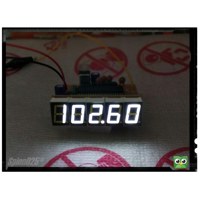 [Player] Counter Fm Display - Frequency Fm Digital - 5 Digit Putih [Tap3]