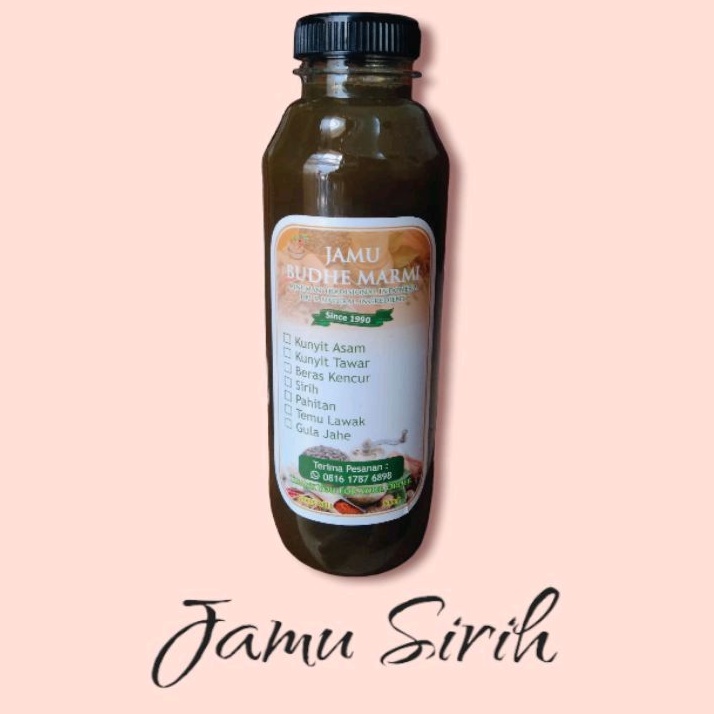 

Jamu Sirih 500 ml | Jamu Sirih Kemasan 500 ml