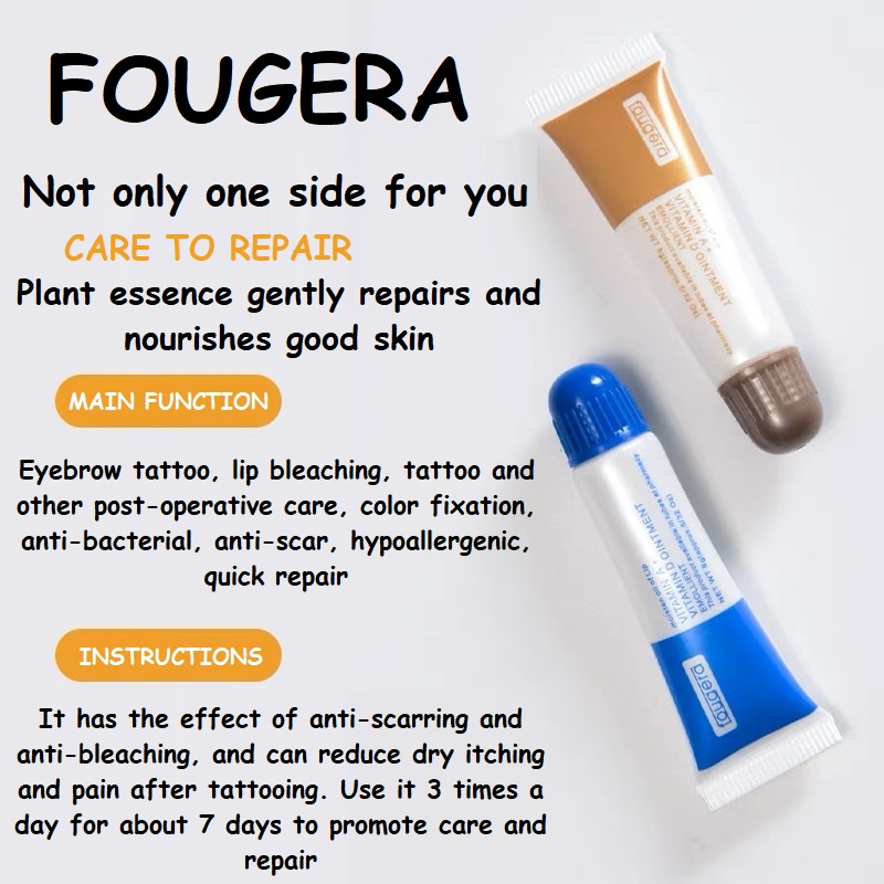 FOUGERA AFTERCARE 5GRAM 8GRAM AFTERCARE CREAM BB GLOW MTS SULAM ALIS VITAMIN TATTOO TATO SACHET TUBE REPAIR PERAWATAN BIBIR