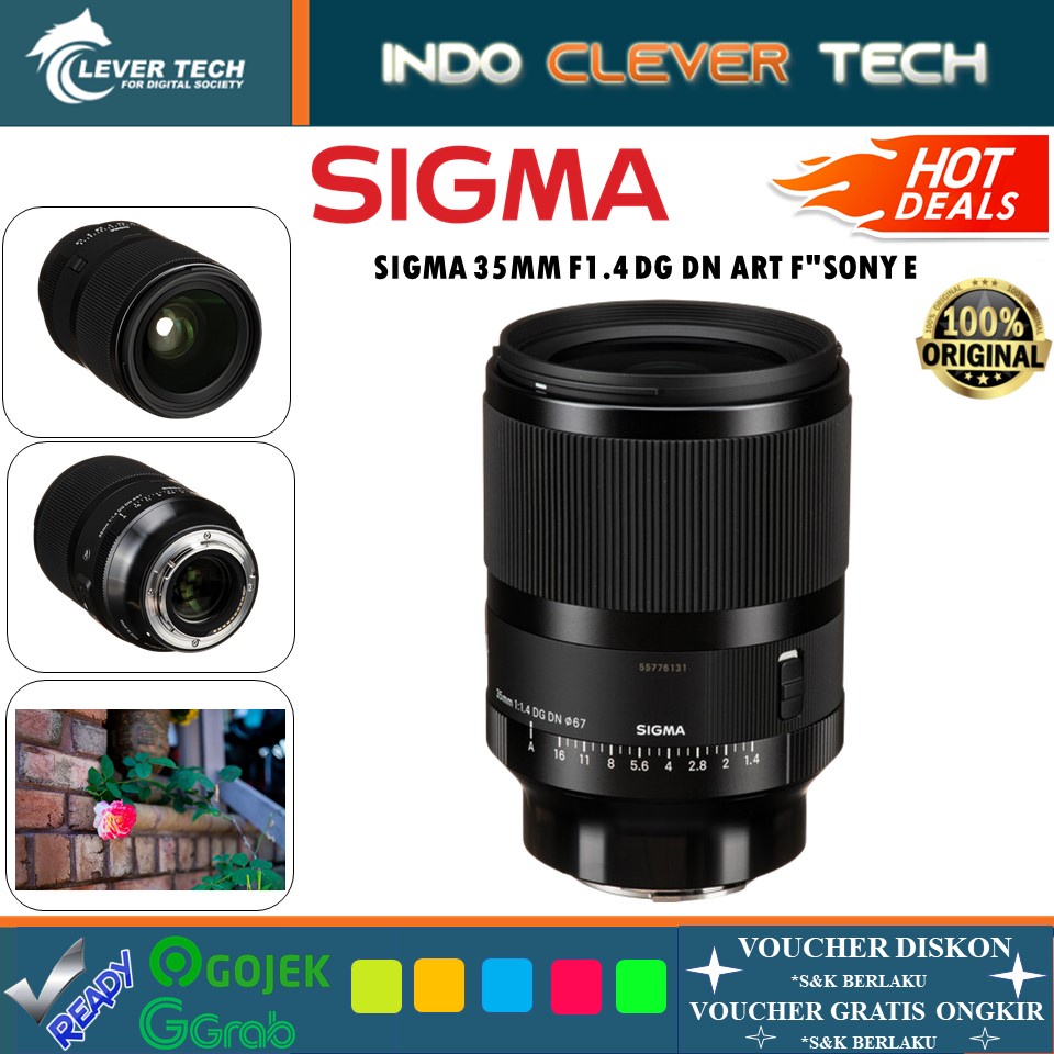 Sigma 35mm F1.4 DG DN ART For Sony E Mount A6000 A6400 A7 A7S A7R