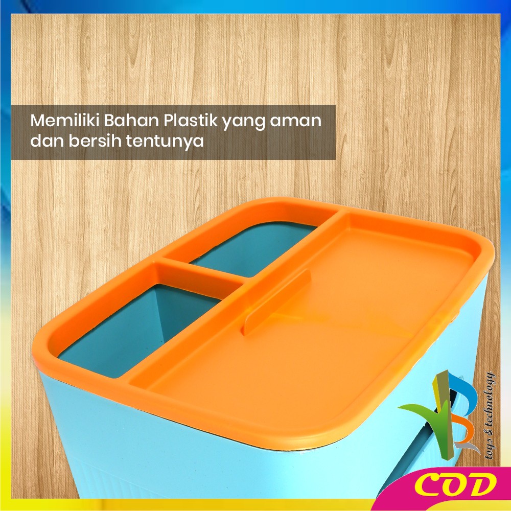 RB-C826 Kotak Tissue Plastik Box Storage Kotak Penyimpanan Multifungsi / Kotak Tempat Tisu Holder Remote Phone Kosmetik Serbaguna