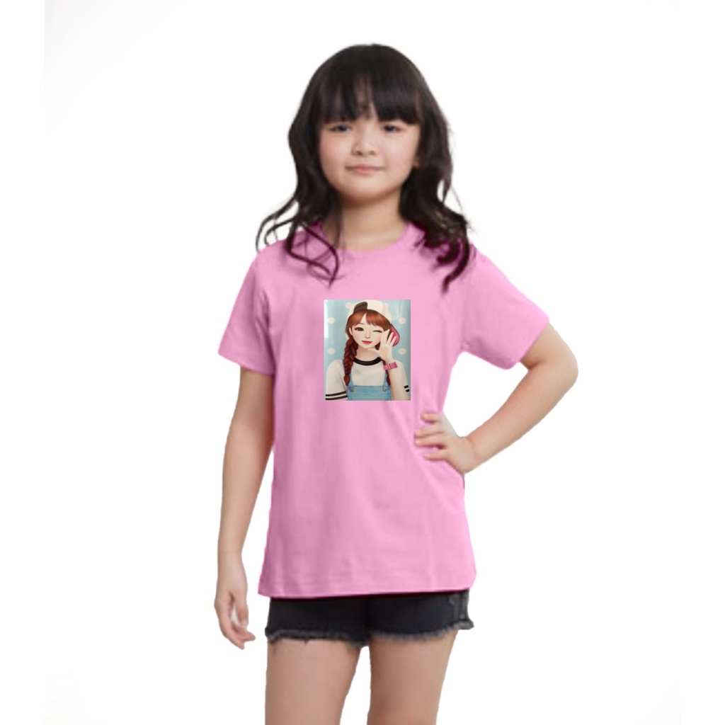 KAOS ANAK PEREMPUAN MURAH 1.10 TAHUN