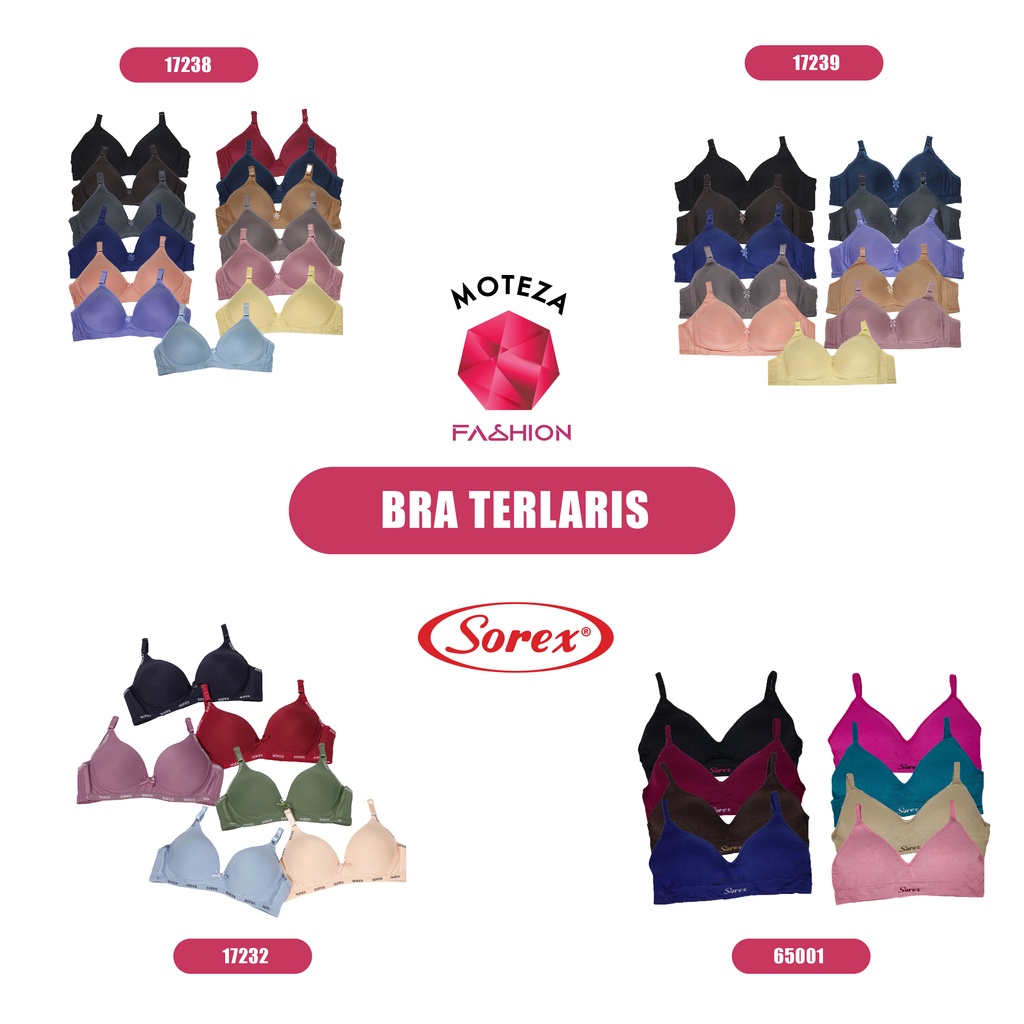 Moteza Sorex Bra Wanita 17238 / 17239 / 17232 / 65001