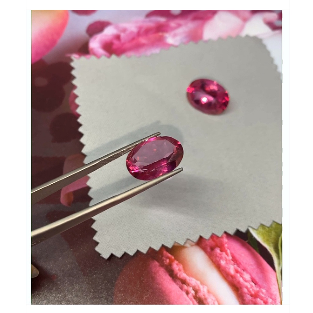 Natural Pink Topaz | Montage by Mirage