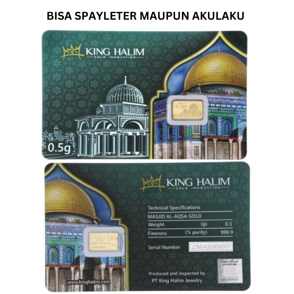 Masjid AL - AQSA baru Sertifikat KH