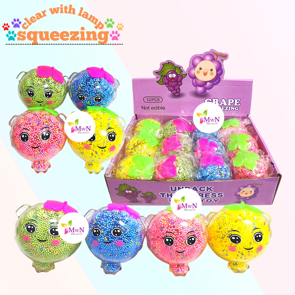 MWN Mainan Squishy Bening Animal Lampu/ Mainan Squishy Anti stress