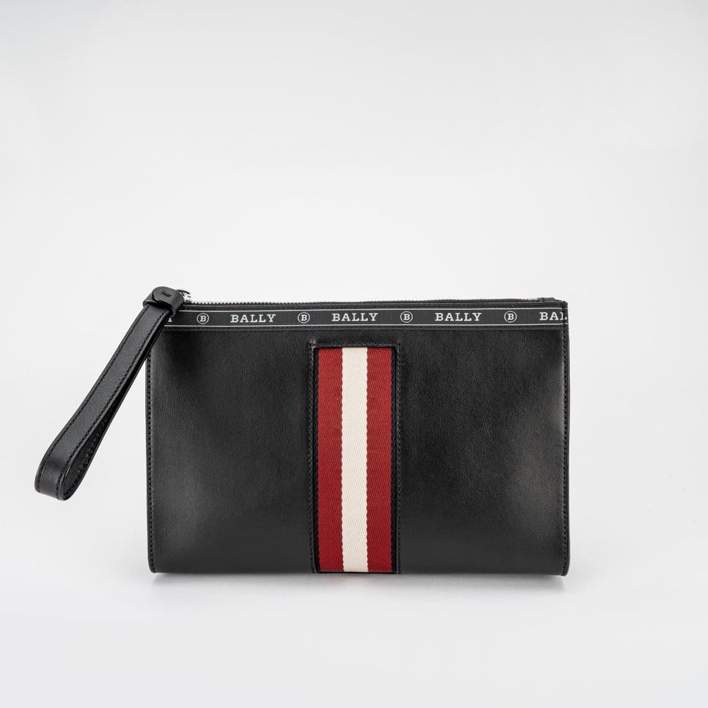 Blly SS23 Haig Leather Clutch Black/Red (26 x 18 x 5)